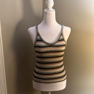 American Eagle striped tank top size S